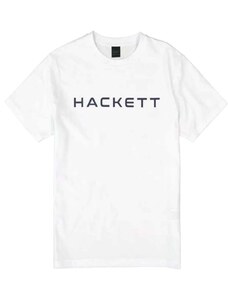 HACKETT Τ-Shirt Essential Tee HM500713 8ac white/navy