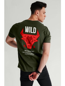 UnitedKind Bulls Eye, T-Shirt σε χακί χρώμα