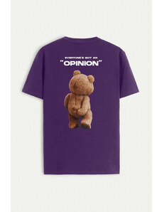UnitedKind Teddys Opinion, T-Shirt σε μωβ χρώμα