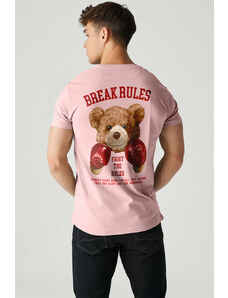 UnitedKind Boxer Teddy, T-Shirt σε ροζ χρώμα