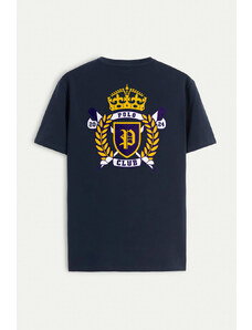 UnitedKind Royal Polo Club, T-Shirt σε μπλε χρώμα