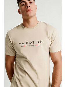 UnitedKind Manhattan, T-Shirt σε εκρού χρώμα