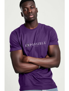 UnitedKind Impossible, T-Shirt σε μωβ χρώμα