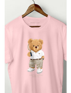 UnitedKind Prestige Teddy, T-Shirt σε ροζ χρώμα