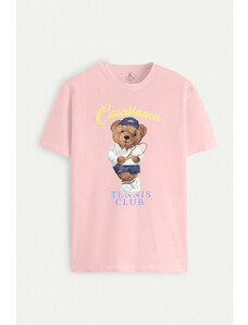 UnitedKind Tennis Teddy, T-Shirt σε ροζ χρώμα