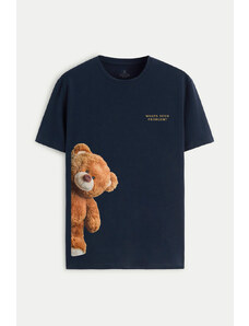UnitedKind Kind Teddy, T-Shirt σε μπλε χρώμα