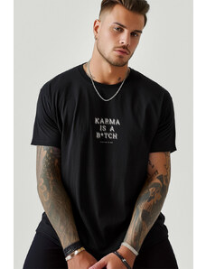 UnitedKind Karma Is A Bitch, T-Shirt σε μαύρο χρώμα