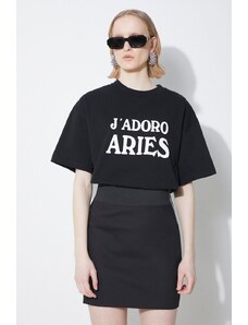 Βαμβακερό μπλουζάκι Aries JAdoro Aries SS Tee χρώμα: μαύρο, SUAR60008X