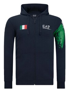 EA7 Ζακέτα Sporty Graphic Italy Κανονική Γραμμή