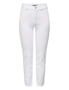ONLY Jeans Onlemily Stretch Hw Str Ank Dnm 15292435 C-N100 white