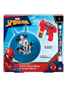 AS Company Λαμπάδα Boing & Bubble Gun Spiderman Για 3+ Χρονών