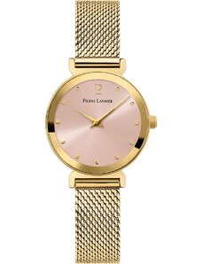PIERRE LANNIER Pure - 035R552, Gold case with Stainless Steel Bracelet