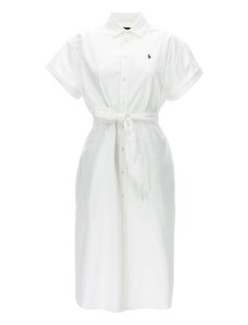 RALPH LAUREN Φορεμα 40/1 Ctn Oxford-Lsl-Day Dress 211935153001 bsr white
