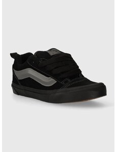 Παιδικά sneakers σουέτ Vans Knu Skool χρώμα: μαύρο