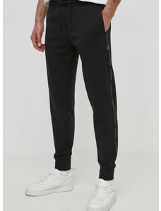 Παντελόνι φόρμας Calvin Klein Jeans χρώμα: μαύρο, J30J325494