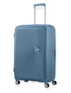 American Tourister Soundbox Spinner Μεγάλη Βαλίτσα με ύψος 77cm Stone Blue σε Μπλε χρώμα