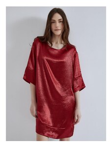 Celestino Mini σατέν φόρεμα μπορντο για Γυναίκα