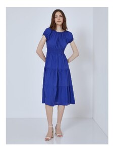 Celestino Midi φόρεμα με ελαστική μέση μπλε ελεκτρικ για Γυναίκα