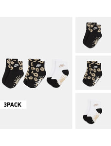 Nike 3Pk Girls Gripper Sock