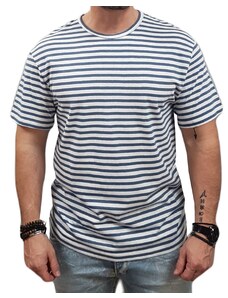 Jack&Jones - 12252797 - Jpr Cc Soft Linen Blend SS Tee - Blue Horizon Stripe - Κοντομάνικο μπλουζάκι
