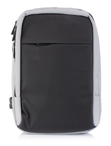 INSPIRE Backpack Ανδρικό Υφασμάτινο Δίχρωμο - Γκρι - 014001