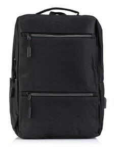 INSPIRE Backpack Υφασμάτινο Ανδρικό Μονόχρωμο - Μαύρο - 001001