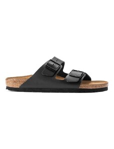 Δερμάτινες παντόφλες Birkenstock Arizona χρώμα: μαύρο, 51193
