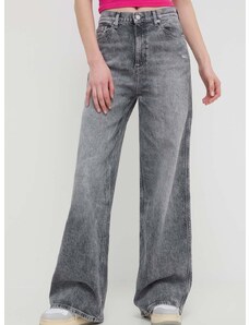 Τζιν παντελόνι Tommy Jeans χρώμα: γκρι, DW0DW17607