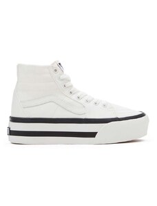 Πάνινα παπούτσια Vans SK8-Hi Tapered Stackform χρώμα: άσπρο, VN000CN5YB21