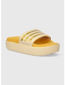 Παντόφλες adidas χρώμα: κίτρινο, IF3422