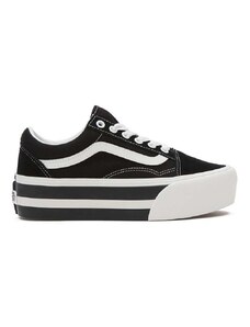 Πάνινα παπούτσια Vans Old Skool Stackform χρώμα: μαύρο, VN0009PZBZW1
