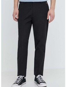 Παντελόνι Tommy Jeans χρώμα: μαύρο, DM0DM18938