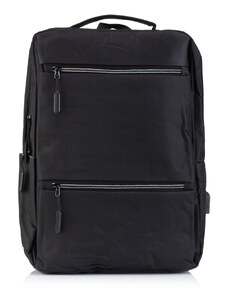 INSPIRE Backpack Υφασμάτινο Ανδρικό Μονόχρωμο - Μαύρο