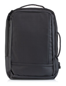 INSPIRE Backpack Ανδρικό Μονόχρωμη Υφασμάτινη - Μαύρο