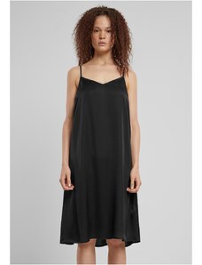 UC Ladies Women's Viscose Satin Nightgown - Black