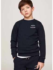 Παιδική μπλούζα Tommy Hilfiger χρώμα: μαύρο