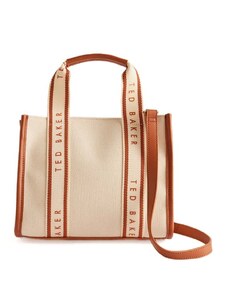 TED BAKER Τσαντα Georjea Branded Webbing Canvas Small Tote 262832 natural