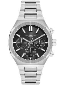 LEE COOPER Men's - LC07959.350 Silver case with Stainless Steel Bracelet
