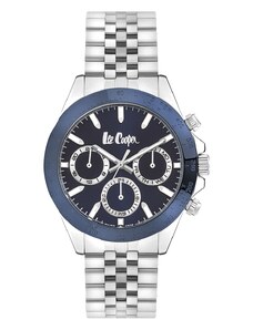 LEE COOPER Men's - LC07963.390 Silver case with Stainless Steel Bracelet