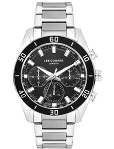 LEE COOPER Men's - LC07948.350 Silver case with Stainless Steel Bracelet