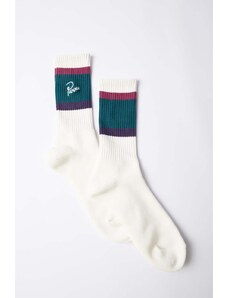 Κάλτσες by Parra The Usual Crew Socks χρώμα: άσπρο, 51260