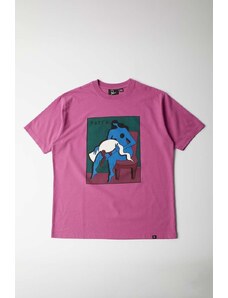 Βαμβακερό μπλουζάκι by Parra My Dear Swan χρώμα: ροζ, 51200