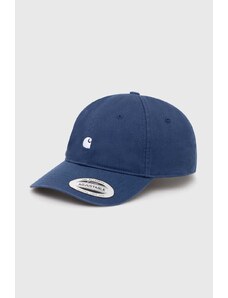 Βαμβακερό καπέλο του μπέιζμπολ Carhartt WIP Madison Logo Cap χρώμα: ναυτικό μπλε, I023750.22TXX
