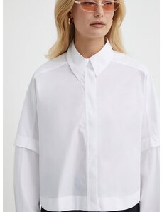 Βαμβακερό πουκάμισο Ivy Oak χρώμα: άσπρο, IO112327