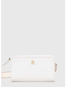 Τσάντα Tommy Hilfiger χρώμα: άσπρο, AW0AW16163