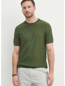 Μπλουζάκι BOSS χρώμα: πράσινο, 50511762