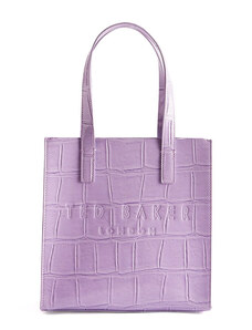 TED BAKER Τσαντακι Reptcon Imitation Croc Small Icon Bag 253519 lilac
