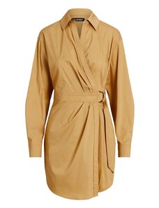 RALPH LAUREN Φορεμα Silky Str Cotton-Dress 250925451001 burnished tan