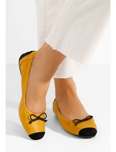 Zapatos Γυναικείες μπαλαρίνες Amania V3 Κιντρινο