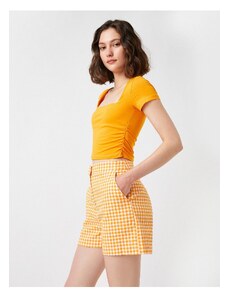 Koton T-Shirt - Πορτοκαλί - Slim fit